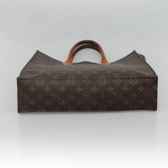LOUIS VUITTON Monogram Sac Plat Hand Bag M51140 LV Auth 133706