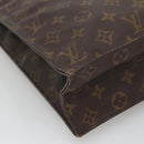 LOUIS VUITTON Monogram Sac Plat Hand Bag M51140 LV Auth 133711-14