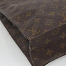 LOUIS VUITTON Monogram Sac Plat Hand Bag M51140 LV Auth 133711-16