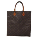LOUIS VUITTON Monogram Sac Plat Hand Bag M51140 LV Auth 133711-13