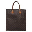 LOUIS VUITTON Monogram Sac Plat Hand Bag M51140 LV Auth 133711-2