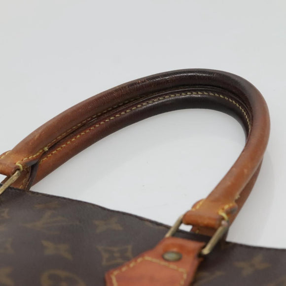 LOUIS VUITTON Monogram Sac Plat Hand Bag M51140 LV Auth 133711