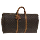 LOUIS VUITTON Monogram Keepall Bandouliere 60 Boston Bag M41412 LV Auth 133720-1