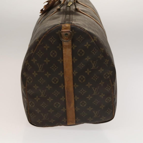 LOUIS VUITTON Monogram Keepall Bandouliere 60 Boston Bag M41412 LV Auth 133720