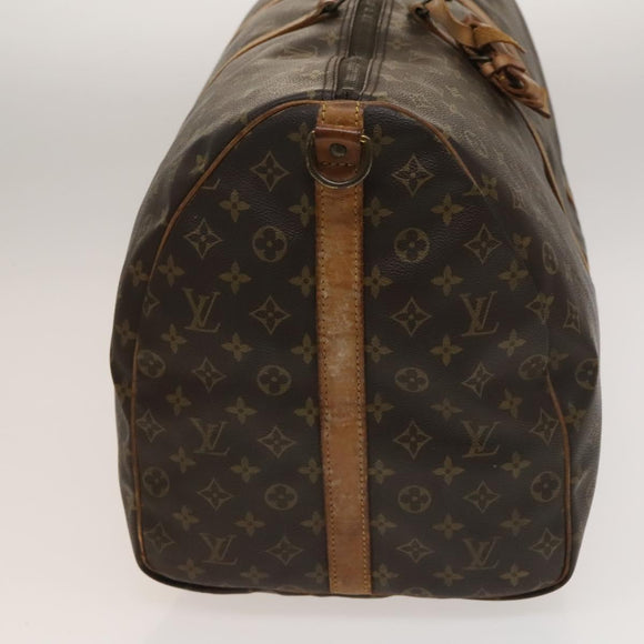 LOUIS VUITTON Monogram Keepall Bandouliere 60 Boston Bag M41412 LV Auth 133720