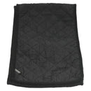 CHANEL Matelasse Scarf Wool Black CC Auth 133729-2