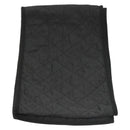 CHANEL Matelasse Scarf Wool Black CC Auth 133729-3