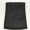 CHANEL Matelasse Scarf Wool Black CC Auth 133729-8