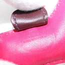 HERMES Rodeo Charm PM Charm Leather Pink Auth 133735-11