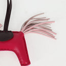 HERMES Rodeo Charm PM Charm Leather Pink Auth 133735-5