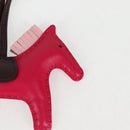 HERMES Rodeo Charm PM Charm Leather Pink Auth 133735-8