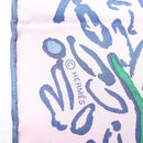 HERMES Carre 90 Scarf ""ISOLA DI PRIMAVERA"" Silk Pink Auth 133737-11