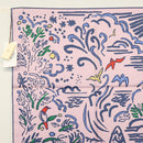HERMES Carre 90 Scarf ""ISOLA DI PRIMAVERA"" Silk Pink Auth 133737-2
