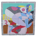 HERMES Carre 90 Scarf ""18-3-7"" Silk Gray Auth 133739-1