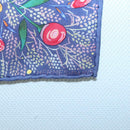 HERMES Carre 40 Scarf ""horse"" Silk Navy Auth 133741-7