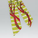 HERMES Twilly Scarf ""BRIDES de GALA"" Silk Green Auth 133745-5