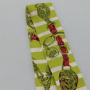 HERMES Twilly Scarf ""BRIDES de GALA"" Silk Green Auth 133745-6