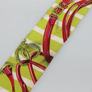 HERMES Twilly Scarf ""BRIDES de GALA"" Silk Green Auth 133745-7