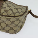 GUCCI GG Supreme Web Sherry Line Bag PVC Beige Gold Red 89 02 032 Auth 133747-15