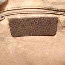 GUCCI GG Supreme Web Sherry Line Bag PVC Beige Gold Red 89 02 032 Auth 133747-18