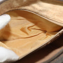 GUCCI GG Supreme Web Sherry Line Bag PVC Beige Gold Red 89 02 032 Auth 133747-21