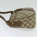 GUCCI GG Supreme Web Sherry Line Bag PVC Beige Gold Red 89 02 032 Auth 133747-3