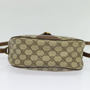 GUCCI GG Supreme Web Sherry Line Bag PVC Beige Gold Red 89 02 032 Auth 133747-5