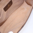 GUCCI GG Supreme Web Sherry Line Bag PVC Beige Gold 156 01 030 Auth 133748-9