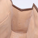 GUCCI GG Supreme Web Sherry Line Bag PVC Beige Gold 156 01 030 Auth 133748-19