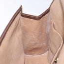 GUCCI GG Supreme Web Sherry Line Bag PVC Beige Gold 156 01 030 Auth 133748-10