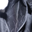 Salvatore Ferragamo Gancini Hand Bag Leather Black Auth 133750-18