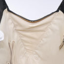 Salvatore Ferragamo Gancini Hand Bag Leather Wicker Black Silver Auth 133756-19