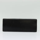 Salvatore Ferragamo Gancini Hand Bag Leather 2way Black Gold Auth 133757-5