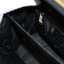 Salvatore Ferragamo Gancini Hand Bag Leather 2way Black Gold Auth 133757-22
