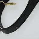 Salvatore Ferragamo Gancini Hand Bag Leather 2way Black Gold Auth 133757-12