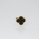 Van Cleef & Arpels Vintage Alhan Cuffs 18K Gold Tone Black Auth 133768SM-9