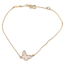 Van Cleef & Arpels Sweet Alhambra Papillon Bracelet Au750 Gold Auth 133771M-1