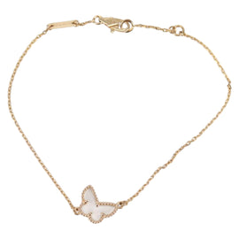 Van Cleef & Arpels Sweet Alhambra Papillon Bracelet Au750 Gold Auth 133771M