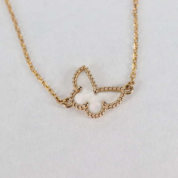 Van Cleef & Arpels Sweet Alhambra Papillon Bracelet Au750 Gold Auth 133771M