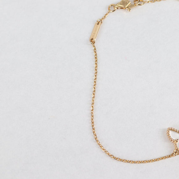 Van Cleef & Arpels Sweet Alhambra Papillon Bracelet Au750 Gold Auth 133771M