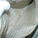 PRADA Galleria Hand Bag Safiano leather 2way Gold Light green Auth 133778-28