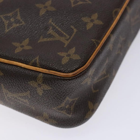 LOUIS VUITTON Monogram Compiegne 23 Clutch Bag M51847 LV Auth 133781