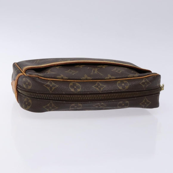 LOUIS VUITTON Monogram Compiegne 23 Clutch Bag M51847 LV Auth 133781