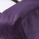PRADA Tote Bag Nylon Purple Gold Auth 133783-15