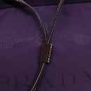 PRADA Tote Bag Nylon Purple Gold Auth 133783-10