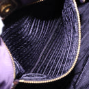 PRADA Tote Bag Nylon Purple Gold Auth 133783-23