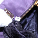PRADA Tote Bag Nylon Purple Gold Auth 133783-12