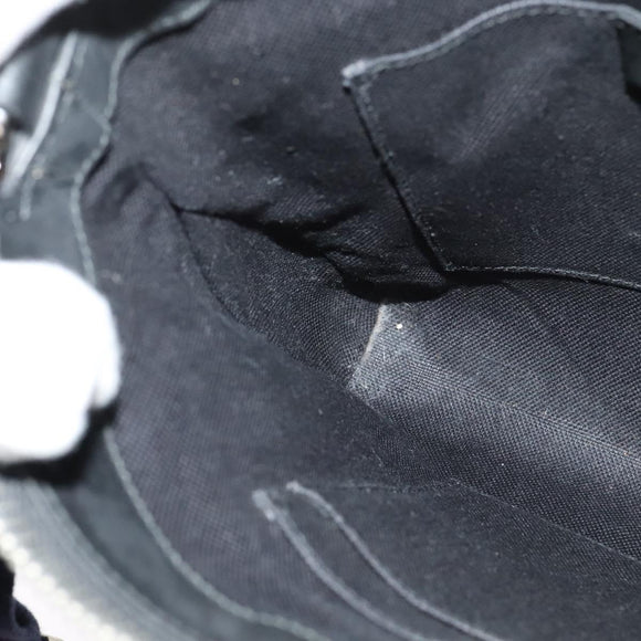 GUCCI GG Supreme Sherry Line Shoulder Bag PVC Black Red Navy 523599 Auth 133793