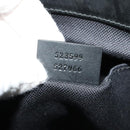 GUCCI GG Supreme Sherry Line Shoulder Bag PVC Black Red Navy 523599 Auth 133793-21