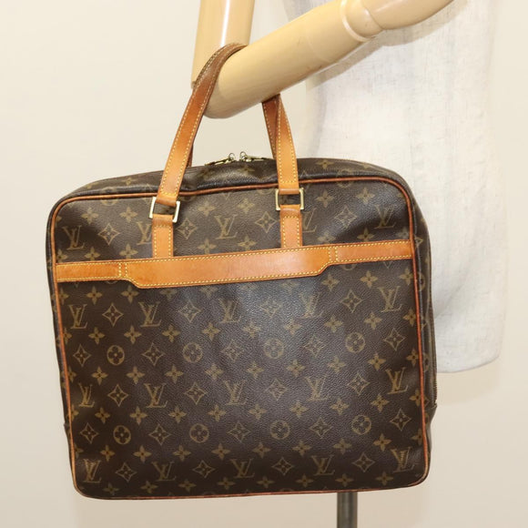 LOUIS VUITTON Monogram Porte Documents Pegas Hand Bag M53343 LV Auth 133795